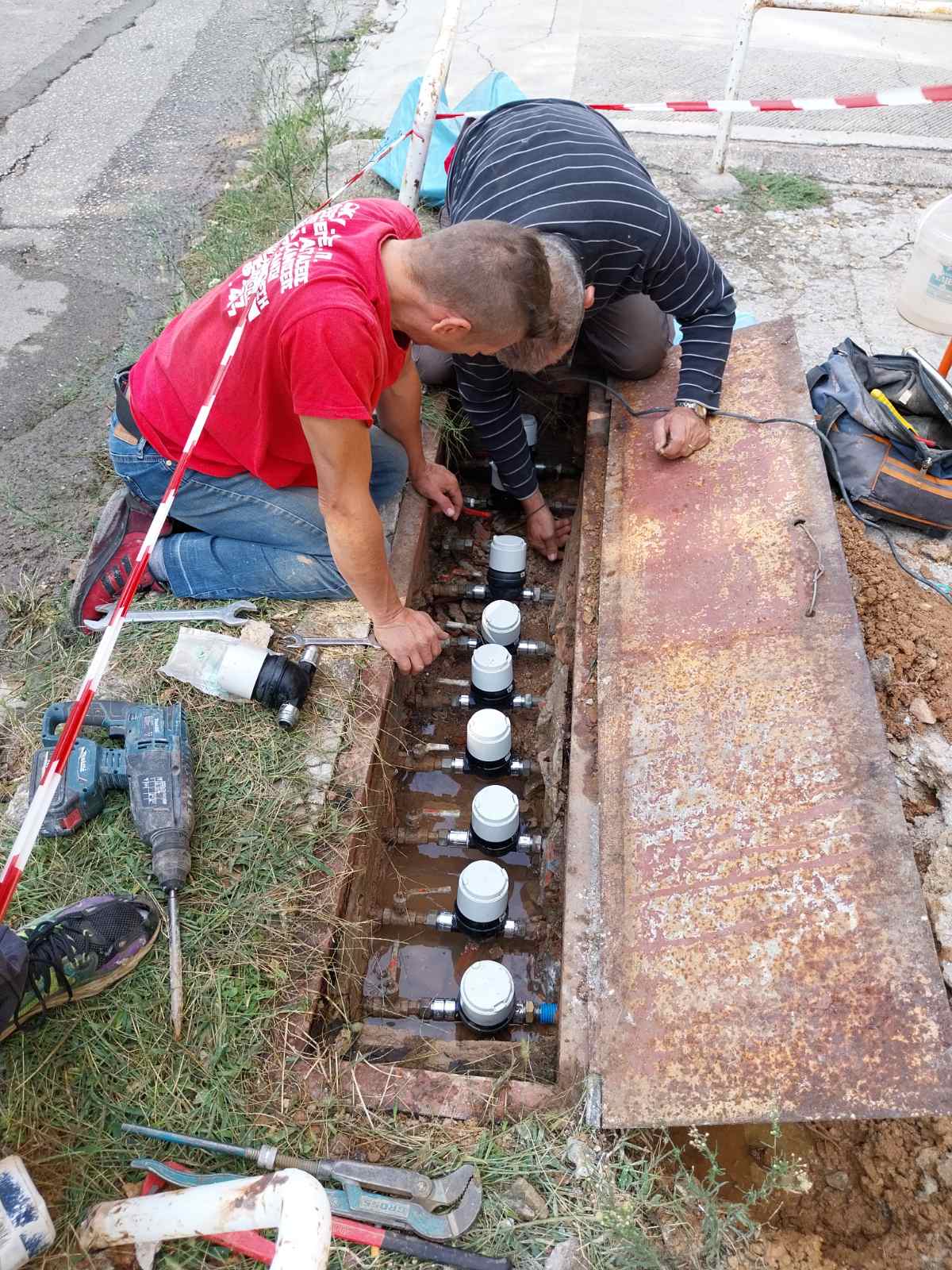 Αντικατάσταση παλαιού υδρομέτρου με νέο ψηφιακό